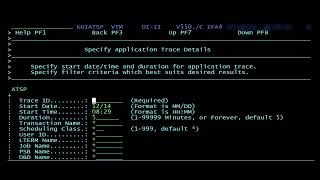 Partner Feature Creating a new application trace using the OMEGAMON for IMS Classic interface [upl. by Eibber]