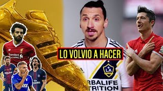 ASI VA la BOTA de ORO  ¡ZLATAN lo VOLVIO a HACER  HAT TRICK de LEWANDOWSKI [upl. by Ruzich]