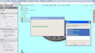 Tutorial Solidworks italiano creazione tabella dati [upl. by Anirtal]