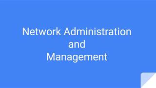 Network Administration amp Management FCAPS Functionality [upl. by Trueblood611]