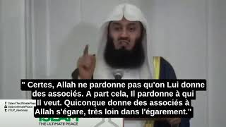 Allah Pardonne Tous Les Péchés Sauf UnMufti Menk [upl. by Nnayelsel]