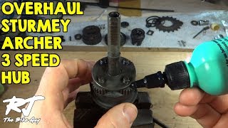 How To OverhaulCleanLube SturmeyArcher 3 Speed Hub  AW type [upl. by Lancaster]