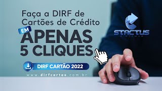 DIRF Cartão 2022  Faça a DIRF de Cartões de Crédito Sem Digitação e Sem Erros [upl. by Budge]