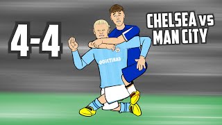 WHAT A GAME 😲 Chelsea 44 Manchester City Premier League Highlights 2023 [upl. by Ahsemak318]