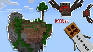 I Beat a Boss in Skyblock Cubecraft Skyblock Ep 4 [upl. by Kcirneh]