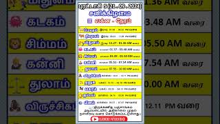 இன்றைய லக்ன நேரம்  சனிக்கிழமை புரட்டாசி 5 21• 𝟬𝟵• 𝟮𝟬𝟮𝟰  லக்னம் லக்னநேரம் shorts [upl. by Malena]