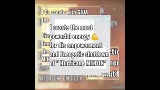 I co create with Mother GIUA  The Disempowerment and Energetic shutdown of quot HURRICANE MILTONquot [upl. by Viehmann170]