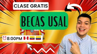 ✅Cómo aplicar a las becas USAL  La mejores becas para ESTUDIAR EN ESPAÑA 🇪🇸 [upl. by Cerellia]