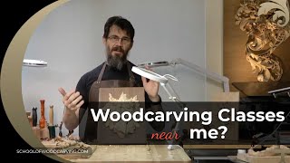 Woodcarving classes near me  WOODCARVING CLASSES online and in person [upl. by Ranson208]