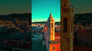 Sitges summer 2024 sitgesdrone djiavata2 beach catalinmedia sitges visitsitges sitgesbearweek [upl. by Anwahsiek817]