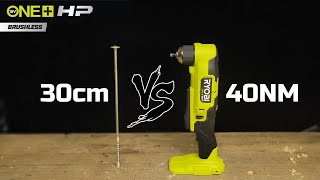 Bezszczotkowa Wkrętarka Kątowa 18V RYOBI HP RAD18C  TEST [upl. by Robma]