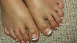 French pedicure gelish nails [upl. by Rue]