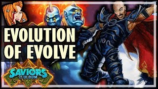 THE EVOLUTION OF EVOLVE SHAMAN  Saviors of Uldum Hearthstone [upl. by Finnegan]