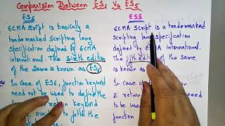 ES5 and ES6 difference  Javascript  Bhanu Priya [upl. by Regazzi]