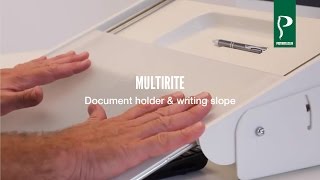 MultiRite Document Holder amp Writing Slope  White [upl. by Rexer]