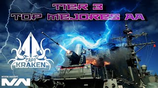 Top Mejores defensas AA  Modern Warships [upl. by Heinrik]