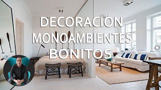 Cómo decorar un monoambiente pequeño 👌 [upl. by Draillih]