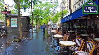 Grands Boulevards  Paris Walking Tour [upl. by Harobed]