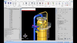 Piping Support Modeling in AVEVA PDMSE3D [upl. by Yziar]