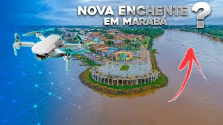 Nova enchente Marabá pioneira  Drone Dji mini 02 [upl. by Flam]