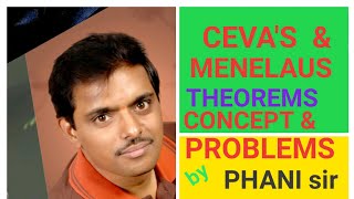 CEVAs amp MENELAUS THEOREMSCONCEPTPROBLEMSSTRAIGHT LINESPHANI sir [upl. by Dric]