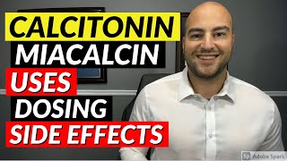 Calcitonin Miacalcin  Pharmacist Review  Uses Dosing Side Effects [upl. by Kiki]