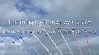 Part 2 of The International Ayr Show Festival of Flight 2023Ayr Scotland 🏴󠁧󠁢󠁳󠁣󠁴󠁿4K [upl. by Rici]