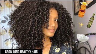 DIY NATURAL HAIR MASK  For Moisture Growth amp Definition [upl. by Chubb]