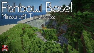 Minecraft Timelapse  The Fishbowl Base WORLD DOWNLOAD [upl. by Nataline]