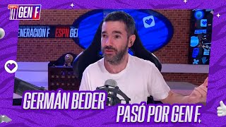 ¡UN VERDADERO PROGRAMÓN CON LA VISITA ESPECIAL DE GERMÁN BEDER EN ESPNGeneraciónF [upl. by Joana]