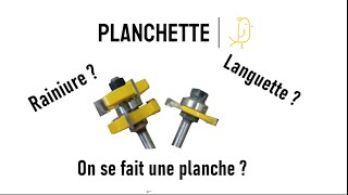 Comment je fais une planche facilement  Rainure et languette [upl. by Aliel]