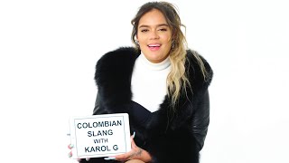 Karol G Teaches You Colombian Slang  Vanity Fair [upl. by Modesta]