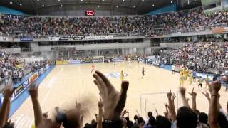 Jaraguá Futsal 4 x 0 Joinville  Festa da Torcida e defesa de Baranha [upl. by Margit834]