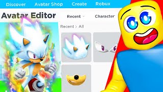 I Made The Most REALISTIC Hyper Sonic Avatar Sonic Roblox Avatar [upl. by Htnnek58]