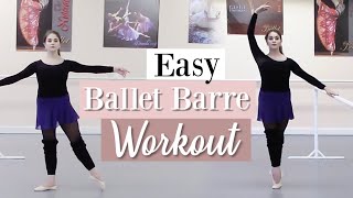 Easy Ballet Barre Workout  Kathryn Morgan [upl. by Llekim]