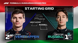 F1 2024 Hungarian Grand Prix Starting Grid Predictions [upl. by Oruasi]