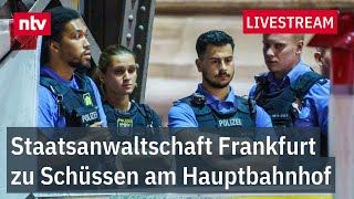 Statement Staatsanwaltschaft Frankfurt zu Schüssen am Hauptbahnhof [upl. by Terrena]