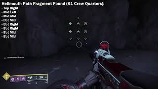 All Path Fragment Locations Xenophage Exotic Quest Destiny 2 Shadowkeep [upl. by Flory754]