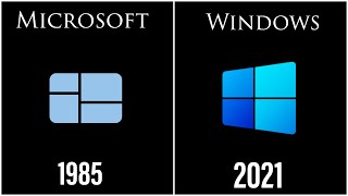 Evolution Of Windows Operating System 1985  2021 [upl. by Terrijo979]