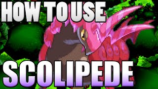 Pokémon How To Use Scolipede Scolipede Moveset  Pokemon Omega Ruby and Alpha Sapphire  XampY Guide [upl. by Neeruam]