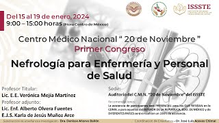 Primer Congreso Nefrología para Enfermería y Personal de Salud [upl. by Guimond753]