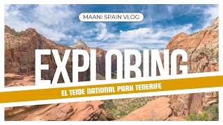 El teide National Park tenerife  Vlog 1  India [upl. by Eirellam]