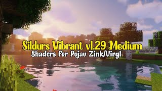 Sildurs Vibrant Shaders v129 Medium Render ZinkVirgl Shaders Pojav LauncherMinecraft Java [upl. by Brandwein]