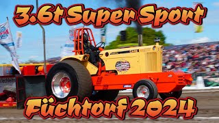 Tractor Pulling 36t Super Sport Füchtorf 2024  Lauf zur deutschen Meisterschaft [upl. by Gessner946]