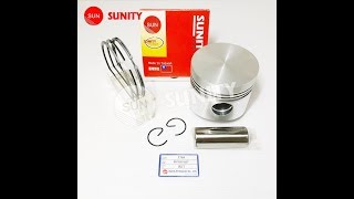 TAIWAN SUNITY  3T84 PISTON KIT WITH PIN CLIPS RING For Yanmar Excavator spare parts [upl. by Rutra]