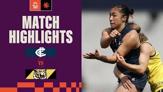 Carlton v Richmond Highlights  Round 4 2023  AFLW [upl. by Eerol]