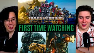 REACTING to Transformers Rise of the Beasts REBOOT OR SEQUEL First Time Watching Action Movies [upl. by Isej378]