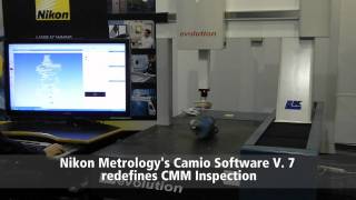 Nikon Metrology XC65D  Digital Cross Scanner mounted on a CMM [upl. by Iruj]