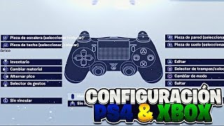 LAS MEJORES CONFIGURACIONES DE MANDO EN FORTNITE PARA LA CONSTRUCCIÓN  Fortnite PS4XBOX ONE [upl. by Ynattib579]