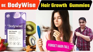 Bodywise Hair Growth Gummies Honest Review With Bodywise Hair Growth Serum  Biotin For Hair Growth [upl. by Oilalue]